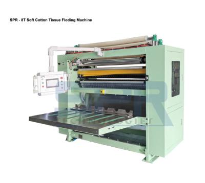 China Folding Cotton Non Woven Soft Face Tissue Towel Processing Automatic Disposable Soft Towel Folding Soft Non Woven Cotton SPR-8T Non Woven Fabric Spunlace Processing Machine for sale