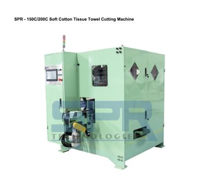 China Non Woven Cotton Face Tissue Towel Face Clean Tissue Paper Making Automatic Spr-150/200 Steel Plate And Wall Structure Face Tissue Paper Towel Single Lane Cutting Machine for sale