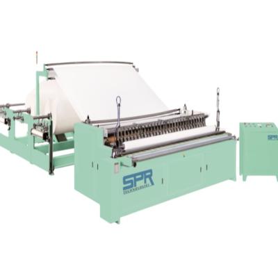 China Soft Nonwoven Cotton Face Cloth Towel Folding Processing SPR-1250/3300 Kitech Automatic Toilet Paper Napkin Rewinding Machine for sale