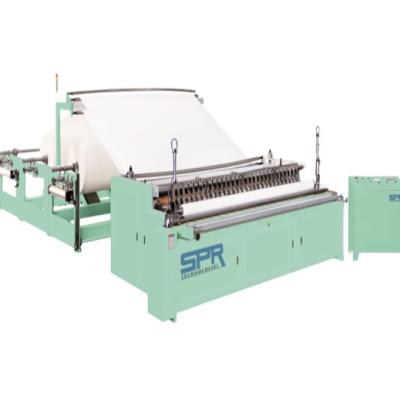 China Soft Nonwoven Cotton Face Cloth Towel Folding Processing Automatic Toilet Paper Rewinding Machine SPR-1250/3300 for sale