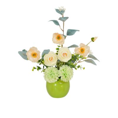 China Modern simplicity Factory direct sales artificial silk flower Table Decoration living room decorate Home Decoration bouquet Ornaments for sale