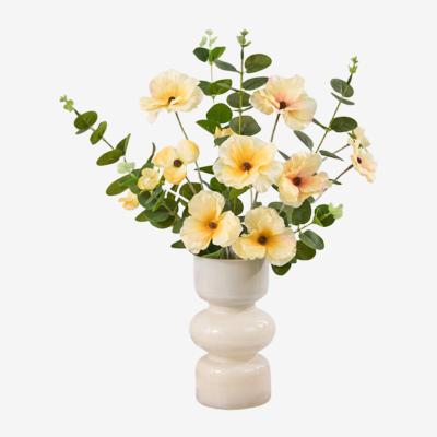 China The flowers are silk cloth Factory direct sales Modern simplicity  indoor living room decoration flower bouquet Gesang Flower Artificial flower for sale