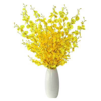 China The flowers are silk High Quantity ins Style Arrangement Artificial Flower Artificial orchid bonsai handmade decoration flower artificial silk flower for sale