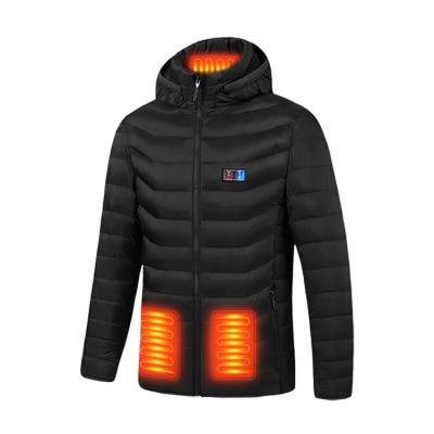 China JIALIANG M09 QUICK DRY 13 Zone Heating Regular Length Black Usb Heated Jacket for sale