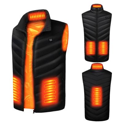 China JIALIANG M01 4 Zones Vest USB Battery Heating Lightweight Heated Pack QUICK DRY for sale