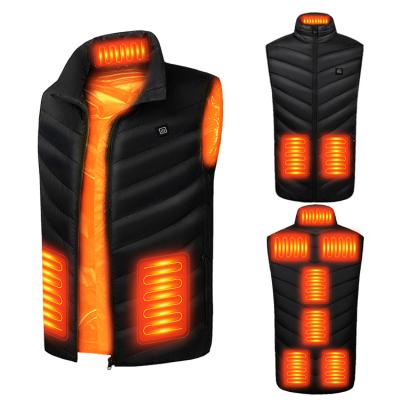 China JIALIANG M01 9 Zones Vest USB Battery Heating Lightweight Heated Pack QUICK DRY for sale