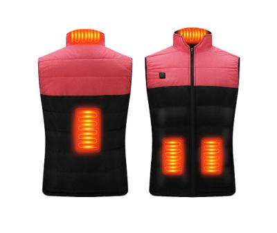 China Men's Autumn Winter Smart Heating Cotton QUICK DRY Worker Vest Usb Rechargeable USB Rechargeable Electric Heating Vest for sale