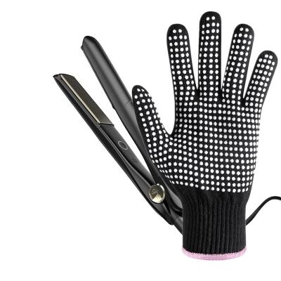 China Situable for left and right hands heat resistant glove for hair styling, curling iron, silicone bump for sale