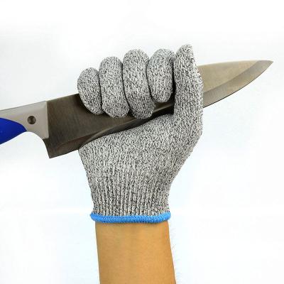 China Cut Proof Cut Gloves HPPE Knitted Kitchen Cut Proof Protection Woodworking Work Felling Cutting Gloves for sale