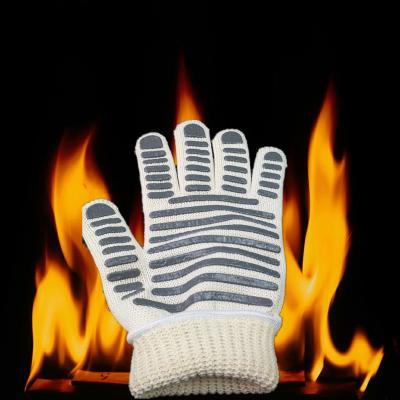 China 500/800 Degree Contemporary High Temperature Heat Resistant Flame Retardant Microwave Oven Gloves Heat Resistant Gloves for sale