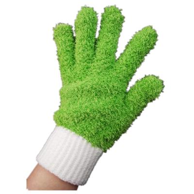 China House Cleaning Wholesale Window Dust Microfiber Work Hand Cleaning Gloves For Home Use for sale