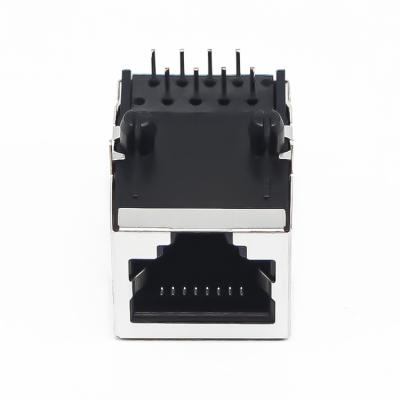 China Through Hole Without Shield 10p8c Jack Rj 45 Modular Connector 5903-10P8C-F for sale