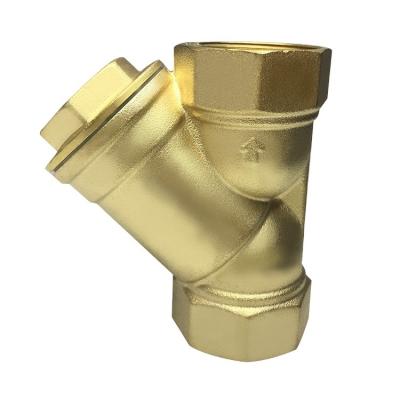 China Brass Strainer VALVE Water Body Hot Forging Valve for sale