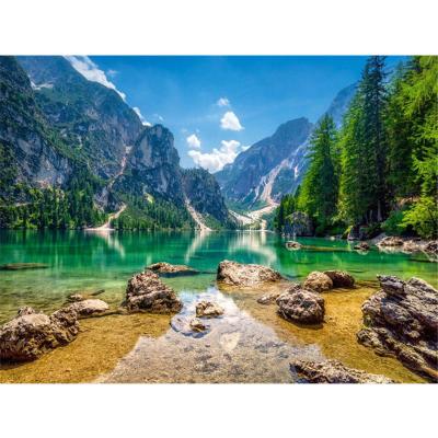 China Latest Huacan Modern 5d Diamond Art Painting Spring Landscape Wholesale Diamond Mosaic Lake Modern Fashion for sale