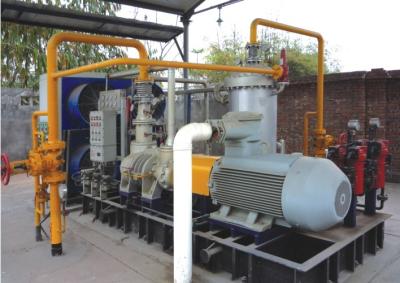 China Water Injected Nature / Flammable Gas Screw Compressor ,Suction pressure 0.25 MPa, Discharge Pressure 1.0 MPa for sale