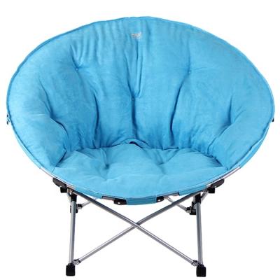 China Modern Portable Saucer Moon Chair Moon Camping Chair Lightweight Folding Chair for sale