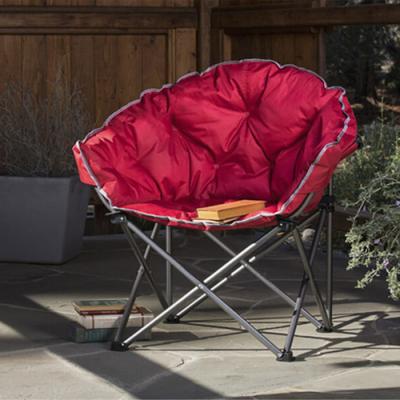 China High Quality Modern Comfortable Outdoor Child Camping Moon Reclining Folding Chair for sale