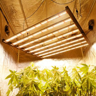 China Phlizon Foldable High Efficiency LED Grow Light 8 Bars 640W Samsung lm301b 301h Optional For Indoor Commercial Plants for sale