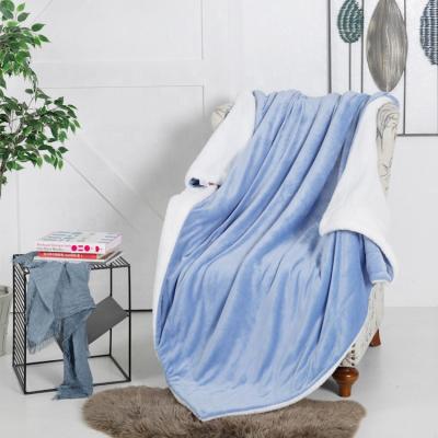 China Harmes Japan PORTABLE Serious Boys Shear Adult Baby Receiving Blanket Set Full Body With Sherpa for sale