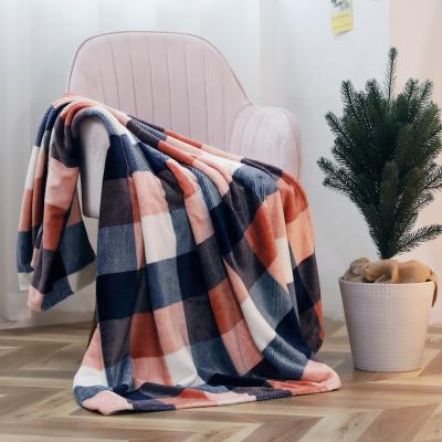 China shark friendly funny pointelle sarape hotel fiber skin plaid trowel sofa blanket sofa blanket for sale