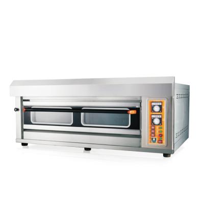 China Commercial Industrial Bakery Bakery Gas Bread Baking Oven 1 Deck 4 Deck 4 Trays Gas Oven for sale