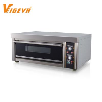 China Hotels Professional Bakery Commercial Price Pizza Baking Single Deck Electric Bread Oven for sale