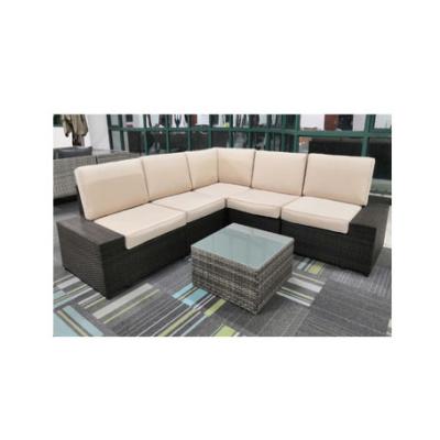 China Eco-freindly Hot SaleModern Outdoor/Indoor Rattan Sofa Sets Garden Rattan Sofa Sets for sale