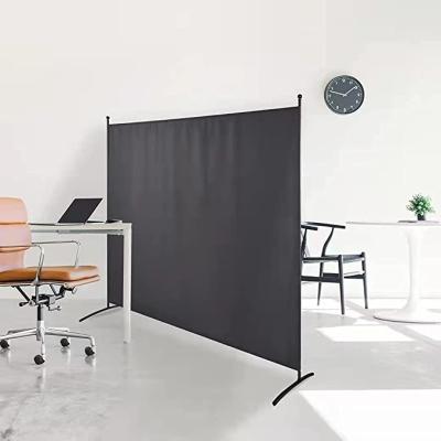 China Modern Scratch Proof Room Divider One Panel Screen 70 Inch Portable Freestanding Screen Partition 70