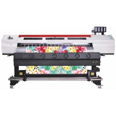 China High Speed ​​Industrial Printing Shops Two Head Fabric Textile Printer Digital Printing Machine for sale