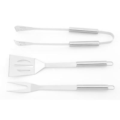 China Hot Selling Easily Cleaned Barbecue Accessories 3Pcs Stainless Steel BBQ Tool Kit for sale