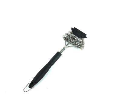 China Easily Cleaned Commercial Stainless Steel BBQ Grill Tools Sweep Free Cleaning Grill Brush Bristle for sale