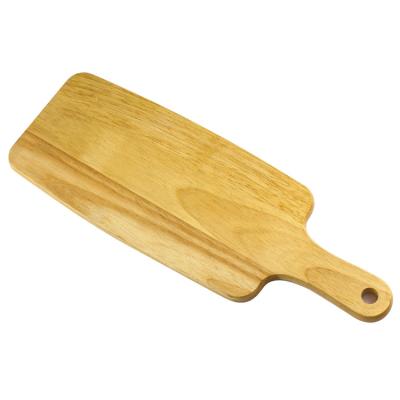 China Disposable Kitchen Cooking Pizza Peel Raw Cutting Rubber Wooden Handle Cutting Board for sale