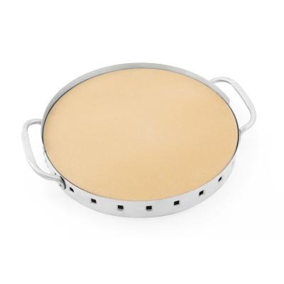 China Disposable Stone Round Metal Pizza Stainless Steel Food Grade Tray BBQ Pizza Baking Skin for sale