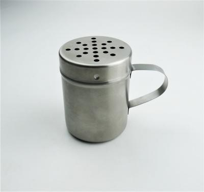 China Dustproof Hot Sale Stainless Steel Seasoning Shaker For Griddle And Cooking Dredges Tool for sale