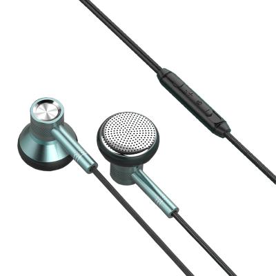 China Volume Control Noise Isolating Noise Canceling Stereo Metal Braided Professional Music Headphones 3.5Mm Jackwired Earphone Headset for sale