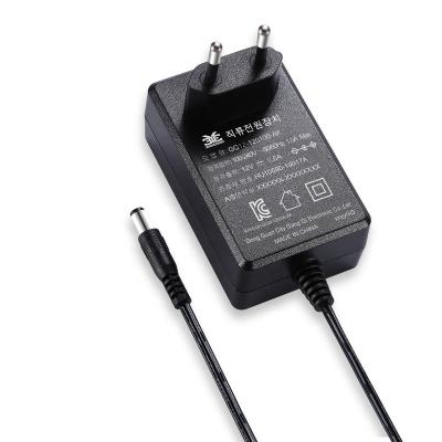 China 12v 1a plug adapter korea kc certificated ac dc power adapters 12v 1a power adapter GQ12 for sale