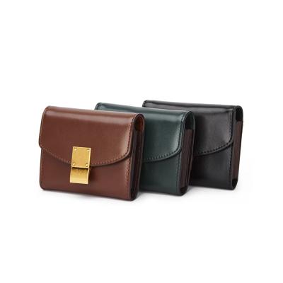 China Wholesale Coin Purse Clutch Shape Daily Life Sensitive Soft Fashion Genuine Leather Tofu Genuine Leather Business for sale