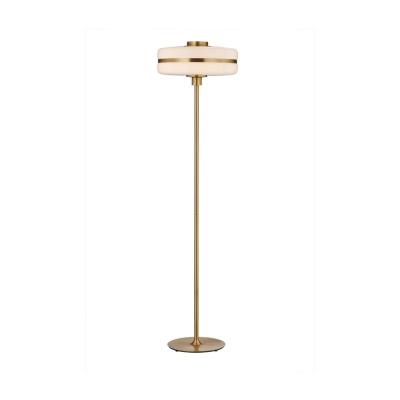 China Modern Luxury Hotel Home Lobby Modern Living Room Bedroom Decorative Iron Gold Standing Light Led Floor Lamp for sale