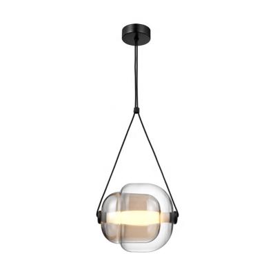 China Modern Interior Original Design Glass Modern Fashion Home Hotel Restaurant MARSDEN LED Pendant Lamp for sale