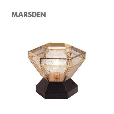 China MARSDEN LED G9 modern stainless steel modern fashion bedroom restaurant hotel table lamp simple desk lamp for sale