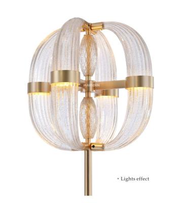 China MARSDEN modern fashion modern dining room floor lamp villa decorative luxury brass light for home hotel floor lamps for sale