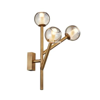 China MARSDEN LED G9 Modern Fashion Design Wall Light High Quality Modern Brass Hotel Indoor Restaurant Home Decoration Lamp for sale