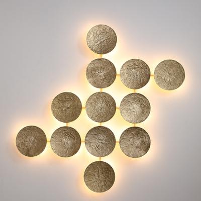 China MARSDEN Modern Luxury Brass Indoor Modern Wall Lamp LED Fashion Hotel Restaurant Lighting and Circuits Decorative Home Design for sale