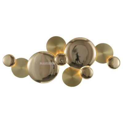 China MARSDEN G9 modern fashion decoration living room bedroom hotel gold wall lamp for sale