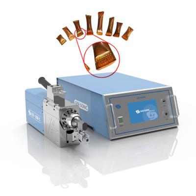 China Factory servo ultrasonic welding machine for aluminum pipe end sealing metal tube spot welder for sale