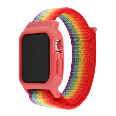 China Latest Adjustable For Apple Watch Band Replacement Sticky Nylon Watch Band For Repower Smart Watch Strap for sale