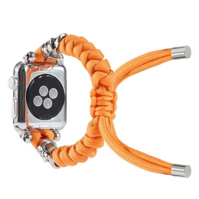 China Woven Adjustable Sports Umbrella Nylon Rope for Apple Watch Strap Watch Band IwatchSeries compatible 6/SE/5/4/3/2/1 for sale