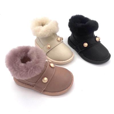 China High Quality Thermal Baby Boots Fashion Wholesale Warm Girls Indoor Winter Outdoor Kids Ankle Boots Kids Winter Shoes for sale