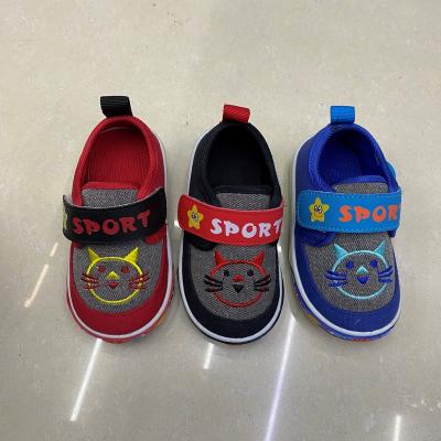 China Hot Selling News Injection Baby Band Kids Shoes Magic Flat High Quality Kids Shoes India Southeast Asia Russia for sale