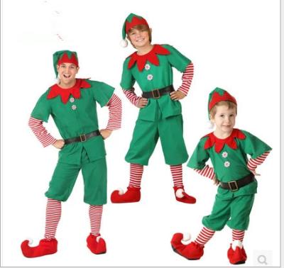 China Christmas Elf Santa Costume Kids Women Costume Factory Price Cosplay Dress for sale